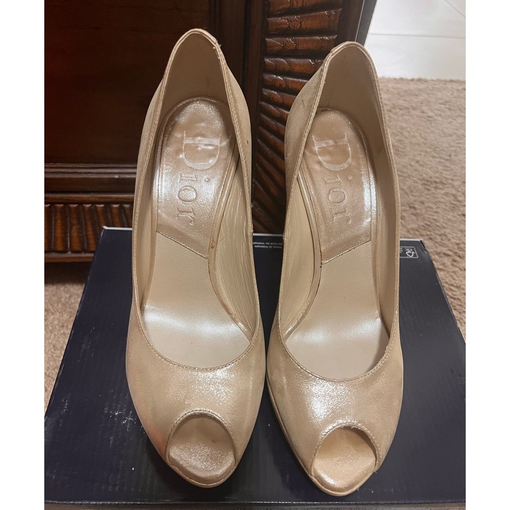 Dior Peep Toe Heels